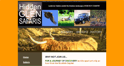 Desktop Screenshot of hiddenglensafaris.co.uk